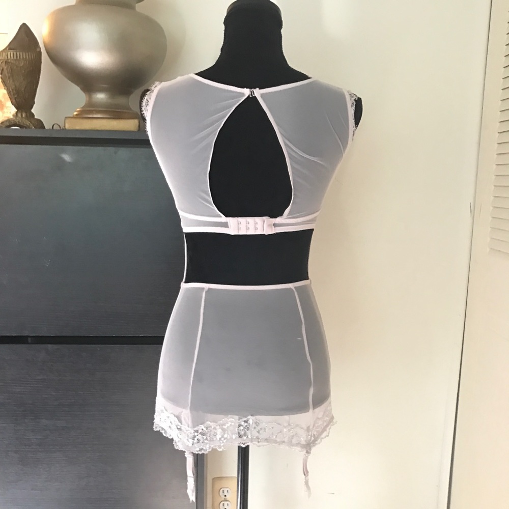 SOLD OUT VS  pink & metallic silver lingerie - Picture 4 of 8